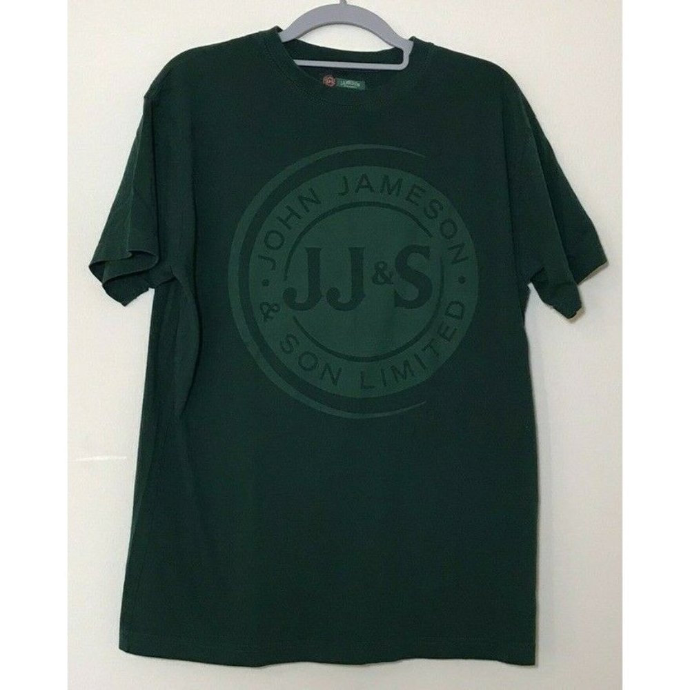 Jameson Irish Whiskey Green T-Shirt Size L